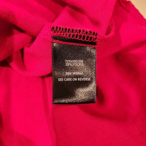 Torrid Womens Red Emma Babydoll Button Up Tunic Size 1X Drapey Lightweight - Picture 6 of 11